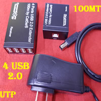 Extensor USB 2.0 por UTP activo hasta 100m